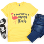 I Don't give a Flock - Yellow Women's T-Shirt
