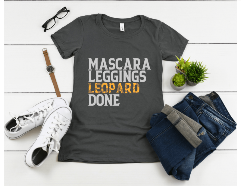 Mascara Leopard - Grey Women's T-Shirt