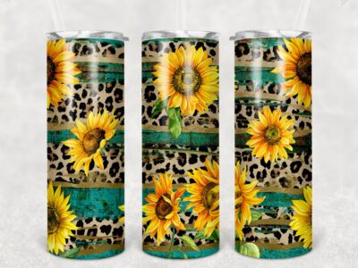 Rustic Sunflowers - 20oz Skinny Tumbler