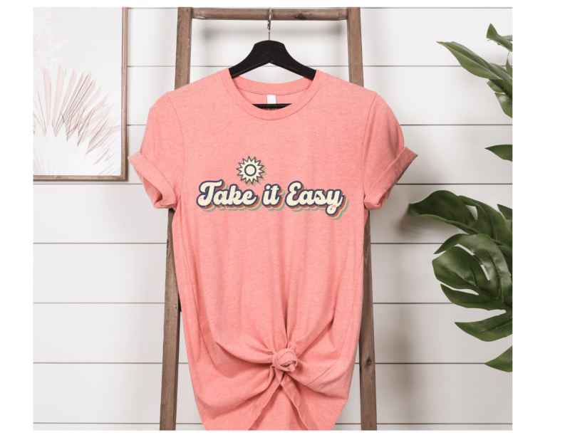 Take It Easy - Peach Women's T-Shirt