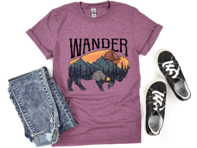 Wanderer -Vintage Style Women's T-Shirt