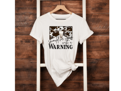 Warning - Women's T-Shirt - Brown