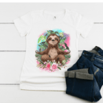 White Sloth Women's T-Shirt