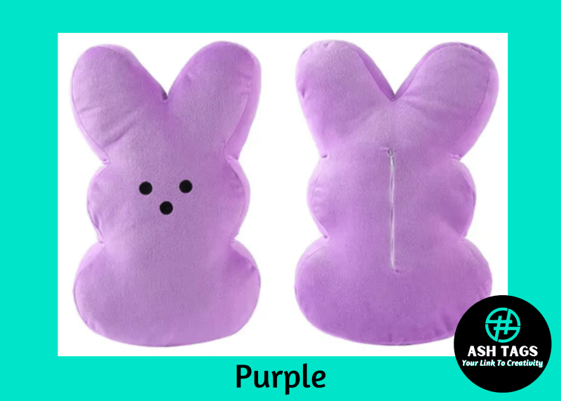 JUMBO Easter Peep Bunny - With Zipper Pouch! - Image 3