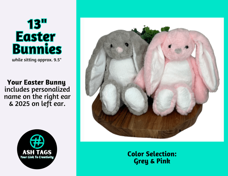 Personalized Easter Bunny Stuffie - Image 2