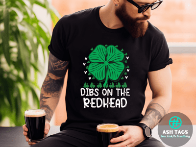 Dibs on the Redhead - Black