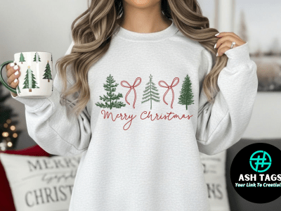 Merry Christmas, Trees & Bows