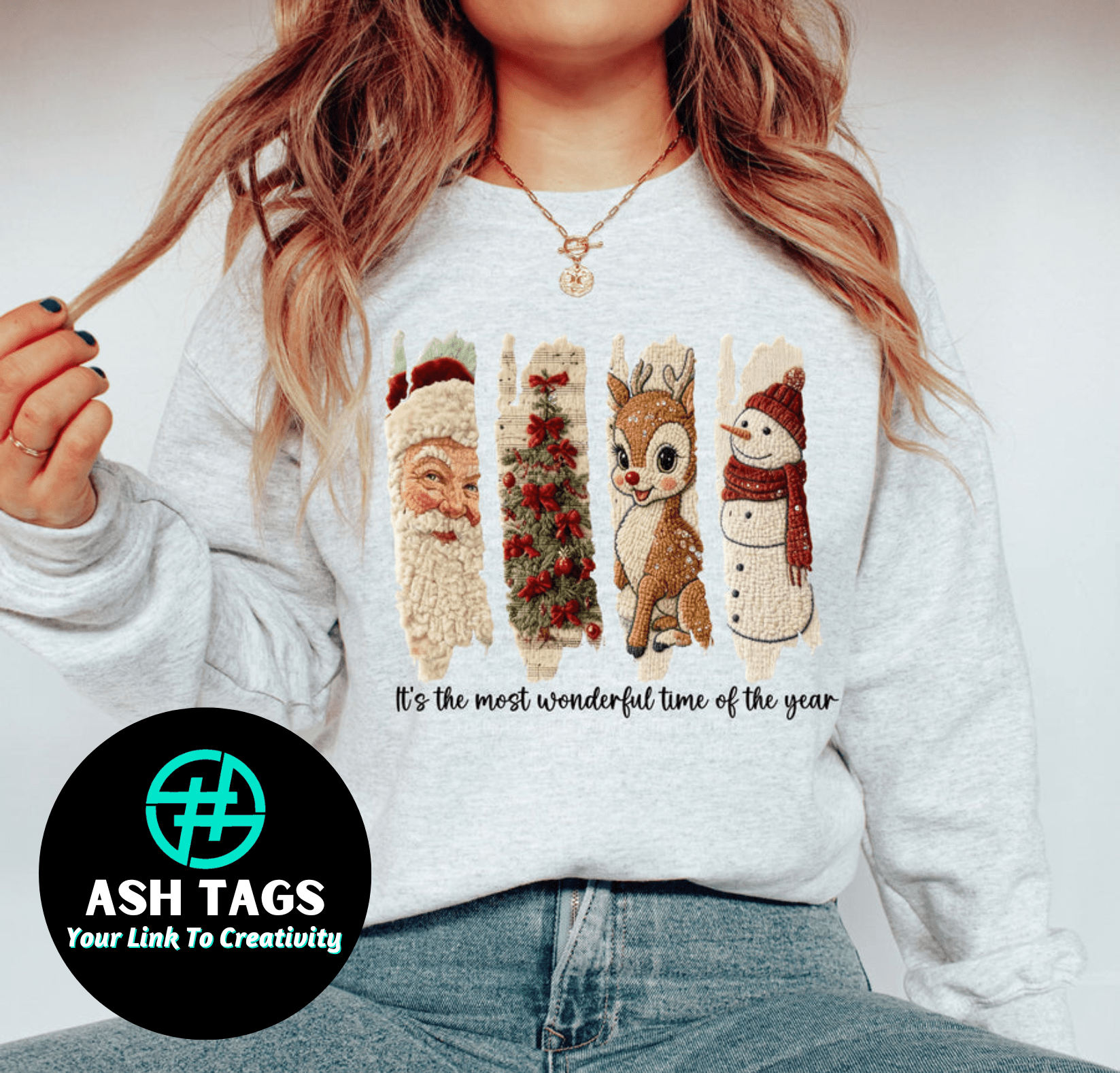 Most Wonderful Time Of Year - Faux Yarn Effect